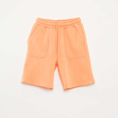 Shorts with large pockets ORANGE