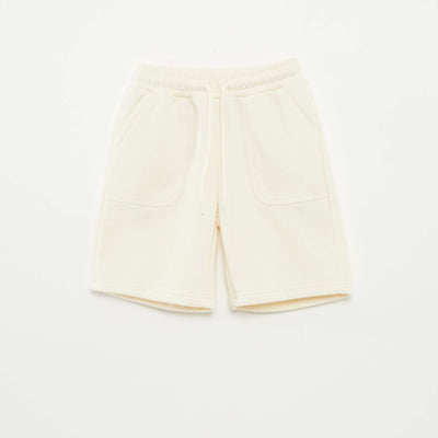 Shorts with large pockets WHITE