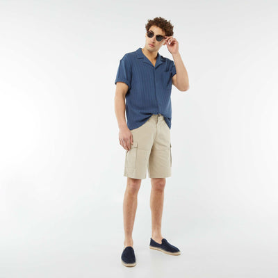 Multi-pocket Bermuda shorts BEIGE