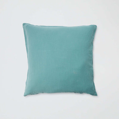 Cotton gauze pillowcase 50 X 70 cm or 63 x 63 cm - Kiabi Home GREEN
