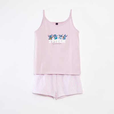 Disney pyjamas with vest top + shorts - 2-piece set PURPLE