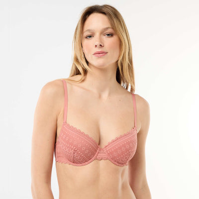 Lace Balconette Bra PINK