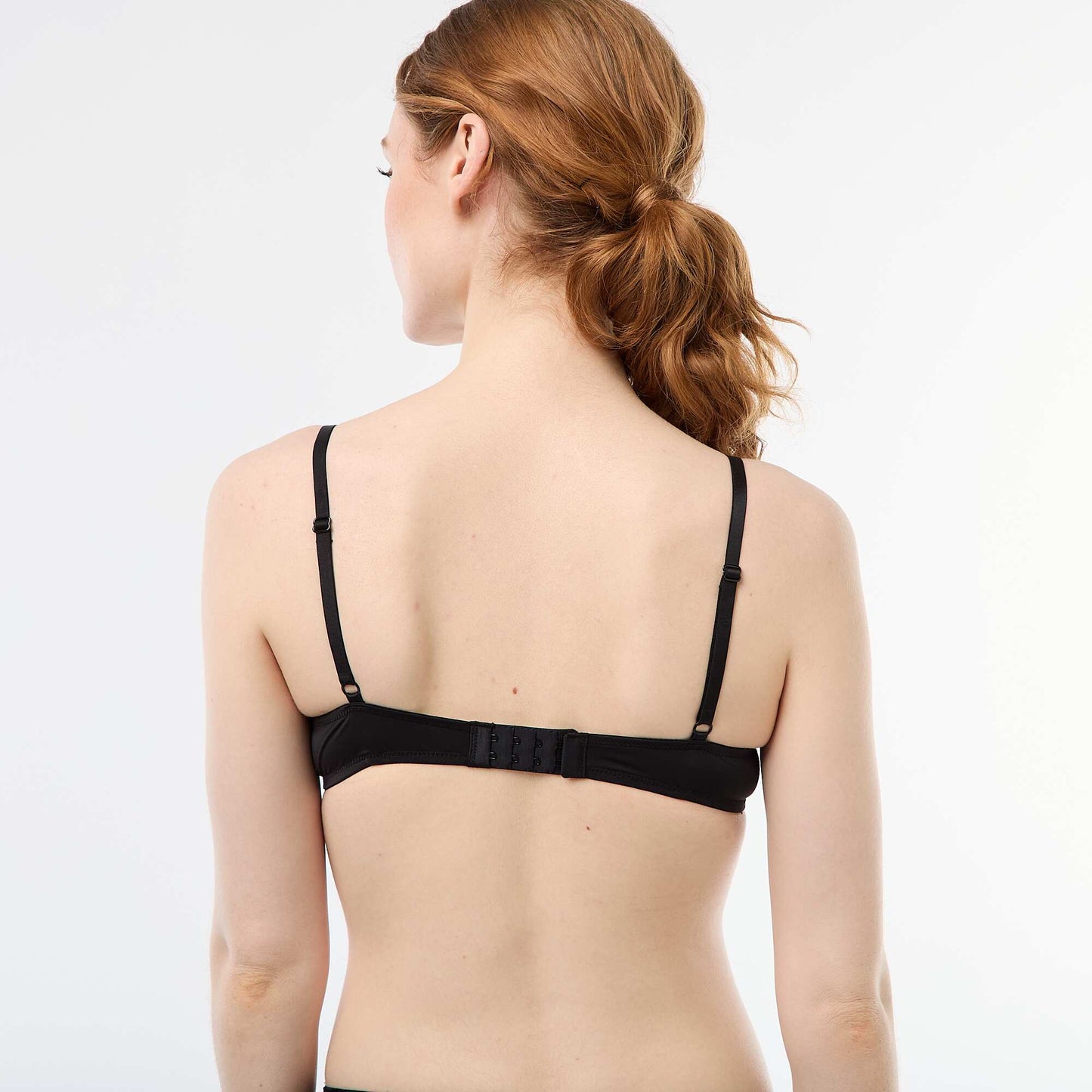 Lace Balconette Bra BLACK
