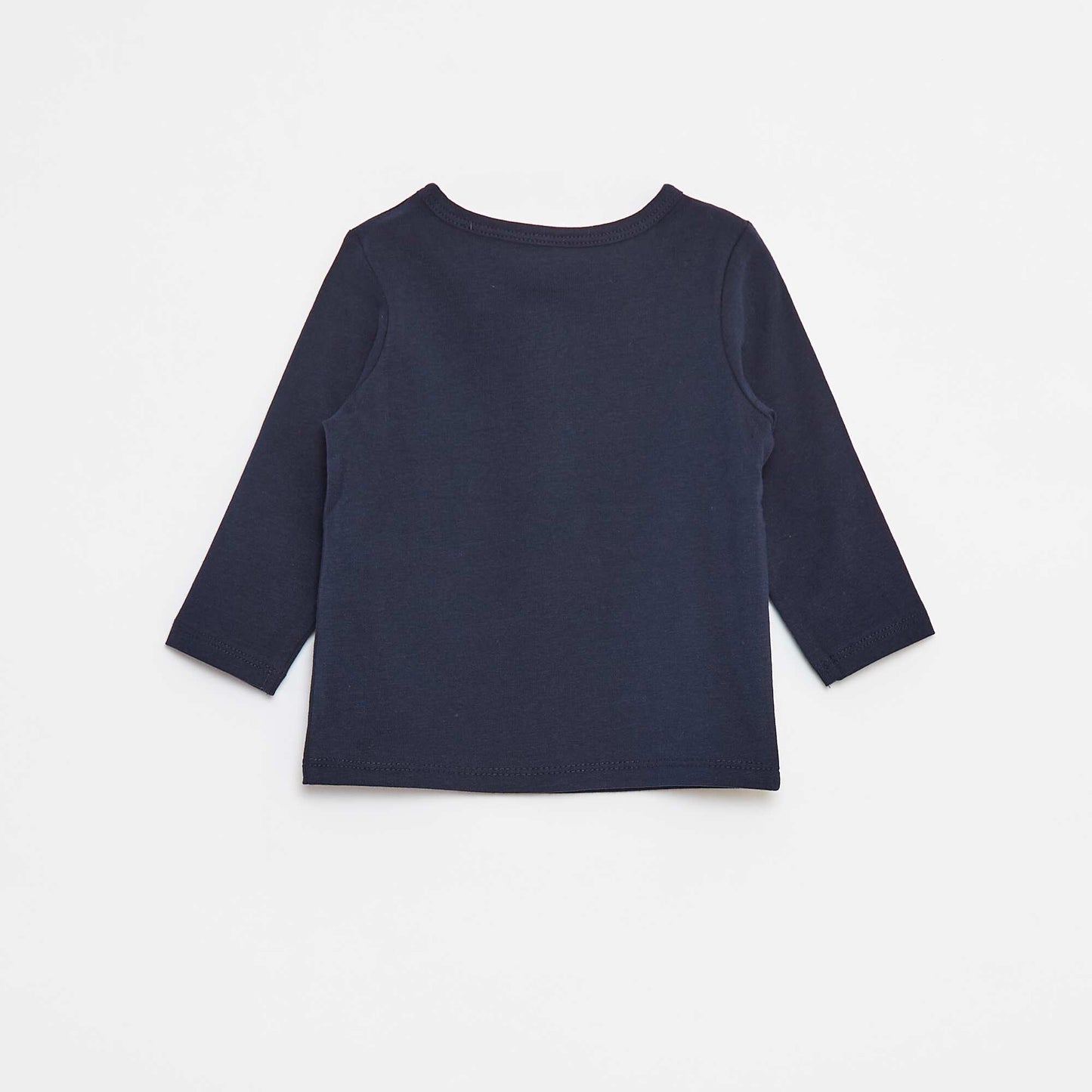 Tunic Neck T-Shirt BLUE