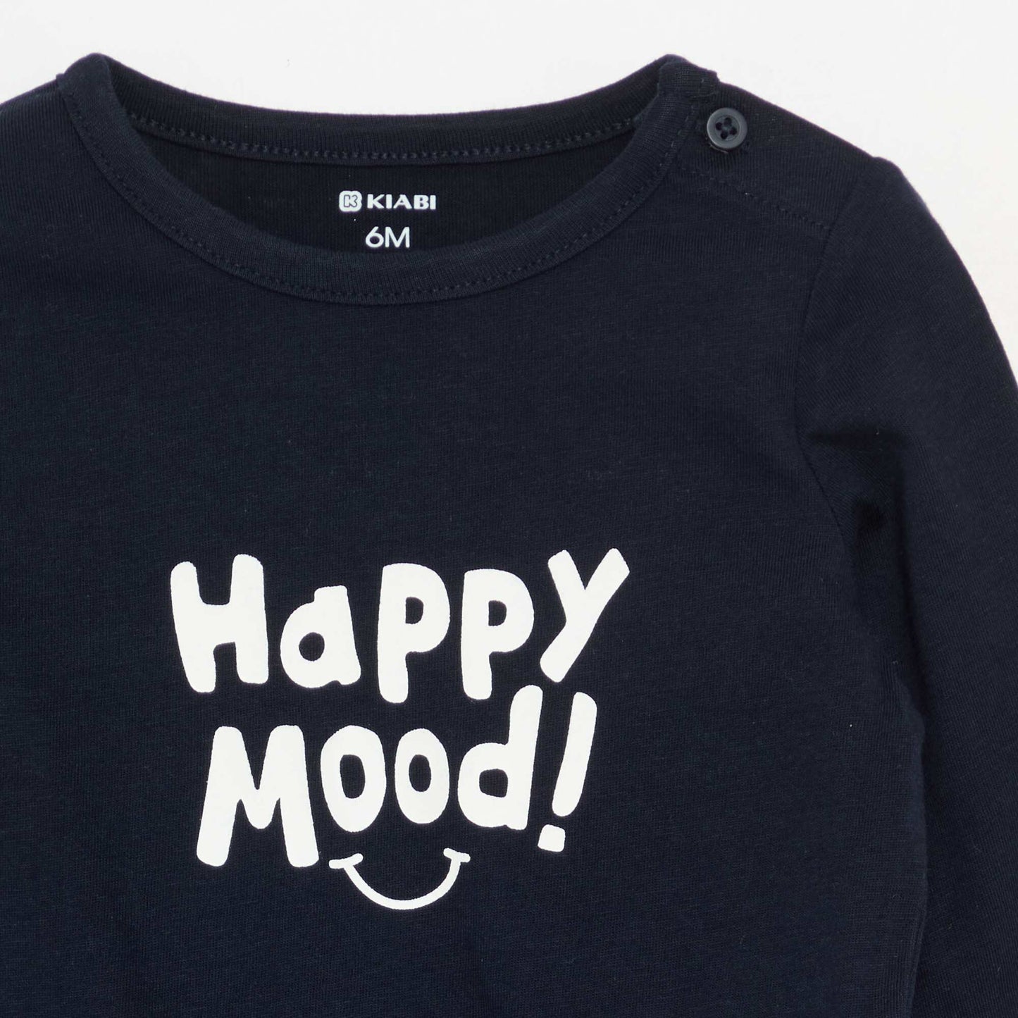Printed Long-Sleeved T-Shirt BLUE