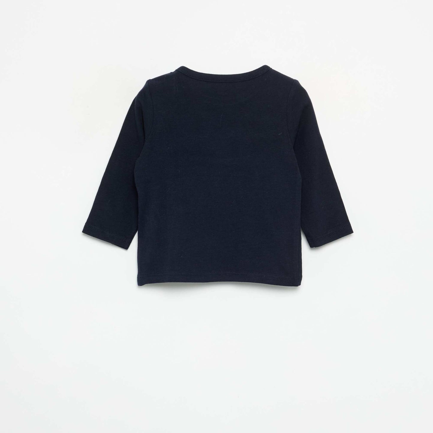 Printed Long-Sleeved T-Shirt BLUE