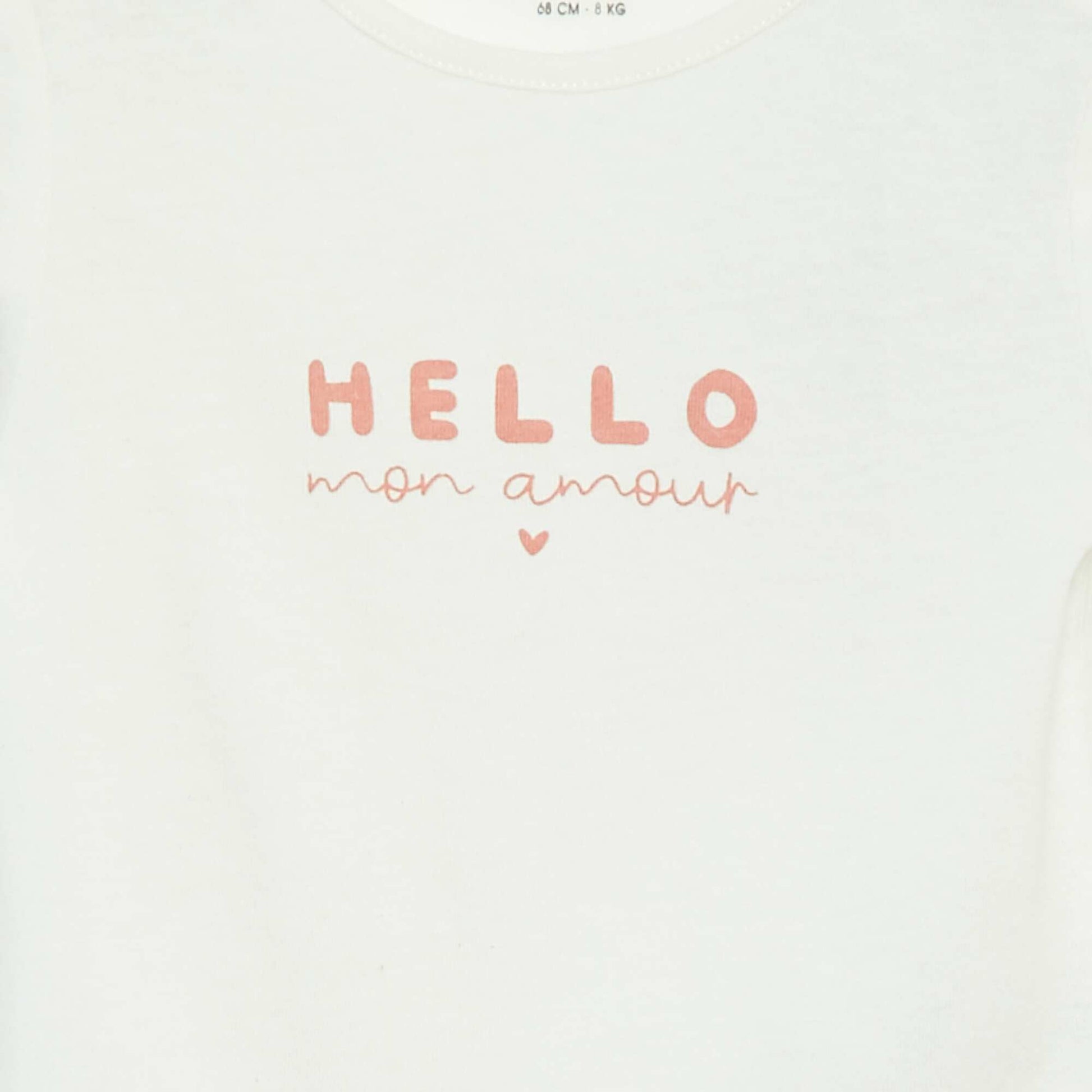 Long-sleeved T-shirt with print WHITE
