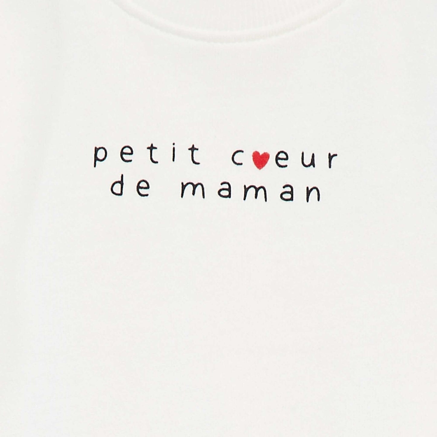 Long-sleeved sweatshirt with print WHITE