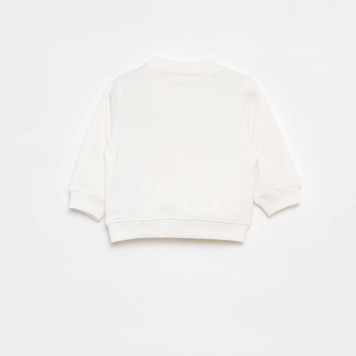Long-sleeved sweatshirt with print WHITE