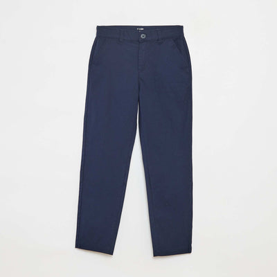 Stylish trousers with pockets BLUE