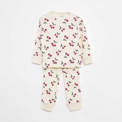T-shirt and trousers pyjama set - 2-piece set WHITE