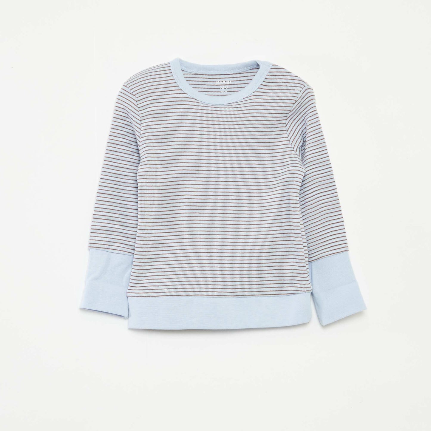 Striped T-shirt and trousers pyjama set - 2-piece set BLUE