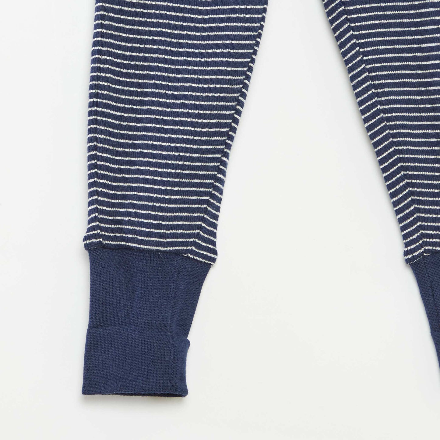 Striped T-shirt and trousers pyjama set - 2-piece set BLUE