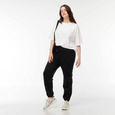 French Terry Sport Joggers BLACK