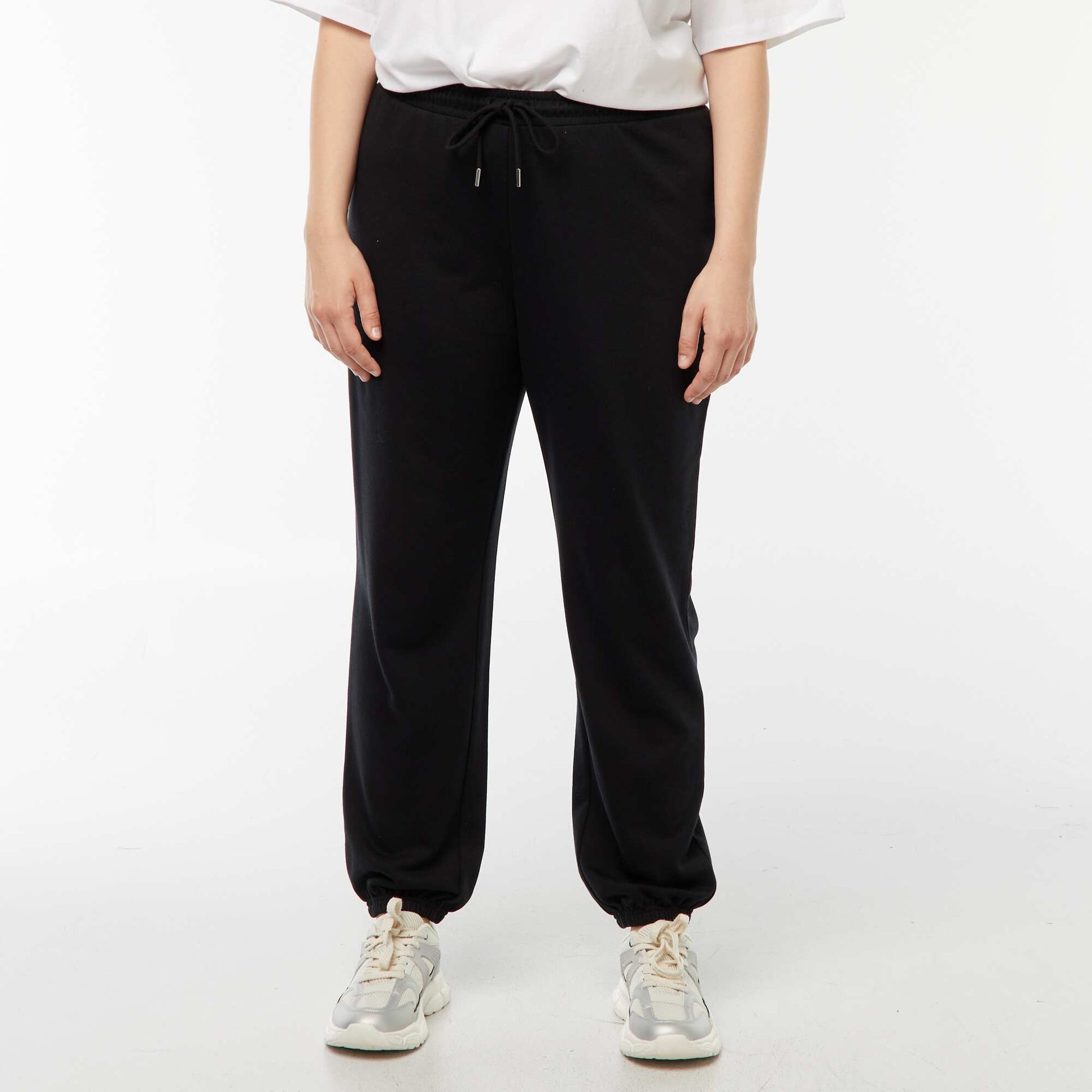 French Terry Sport Joggers BLACK