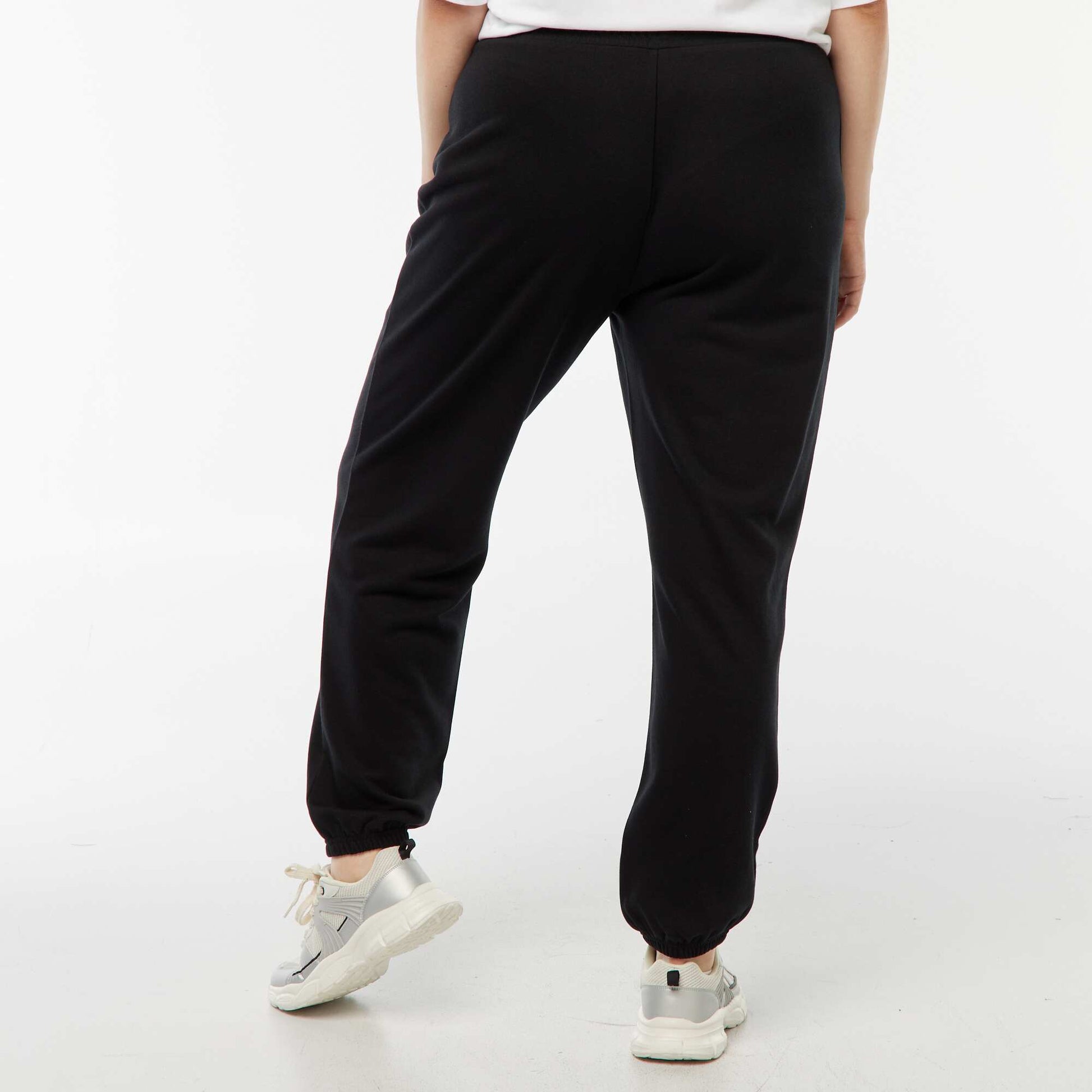 French Terry Sport Joggers BLACK