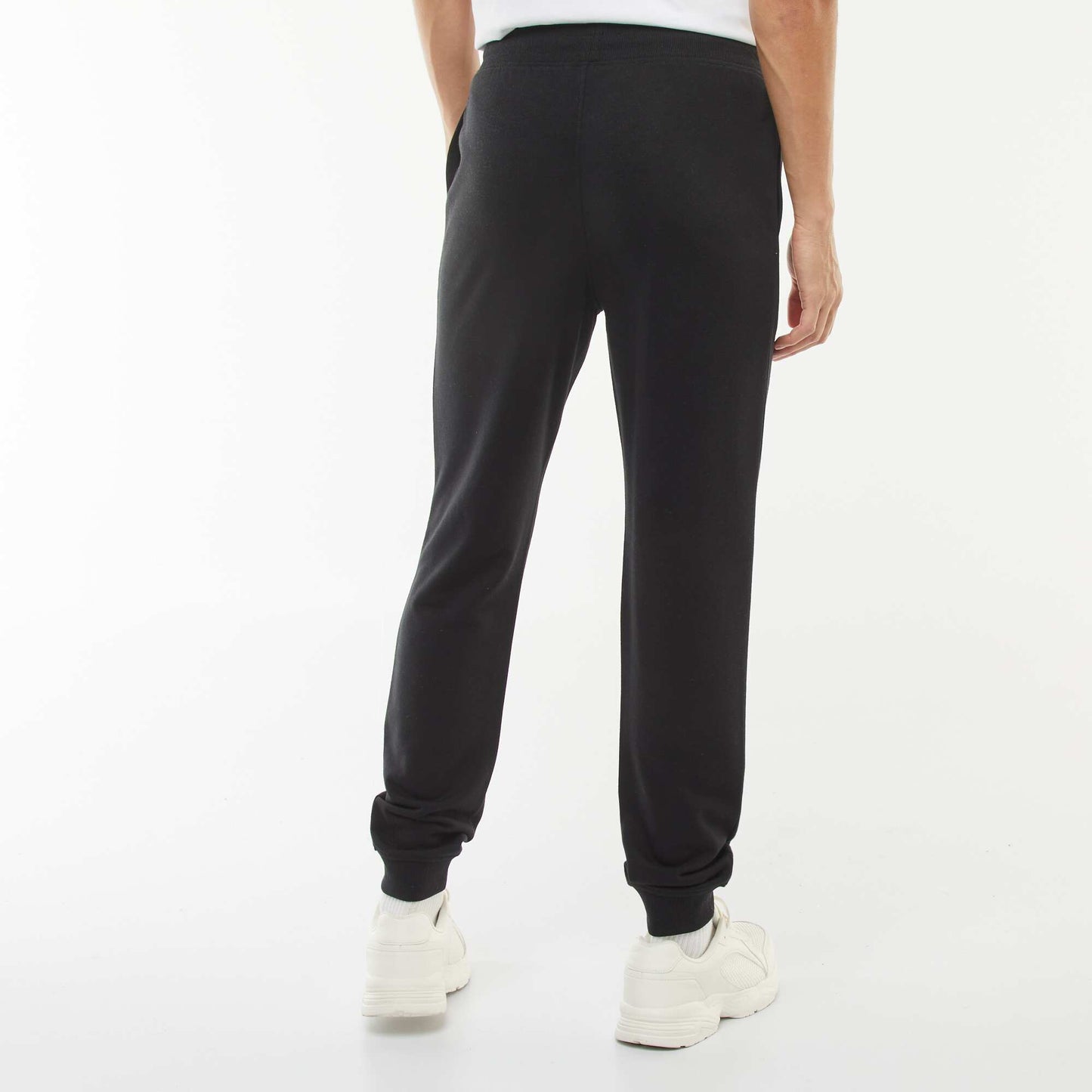 Lightweight plain joggers BLACK