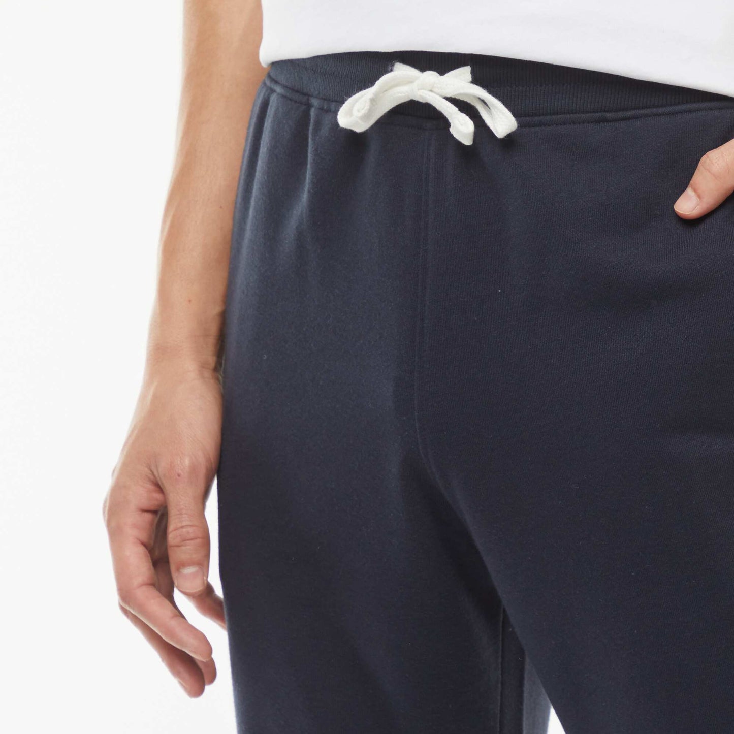 Lightweight plain joggers BLUE