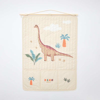 Wall Decor with Storage Pockets BEIGE