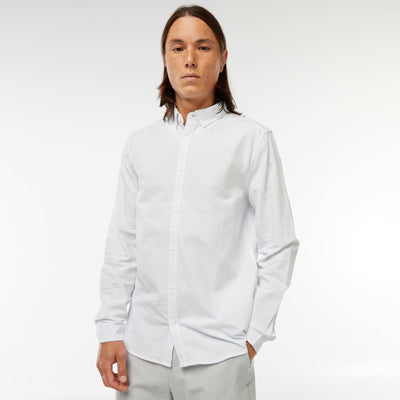 Oxford shirt with striped pattern BLUE