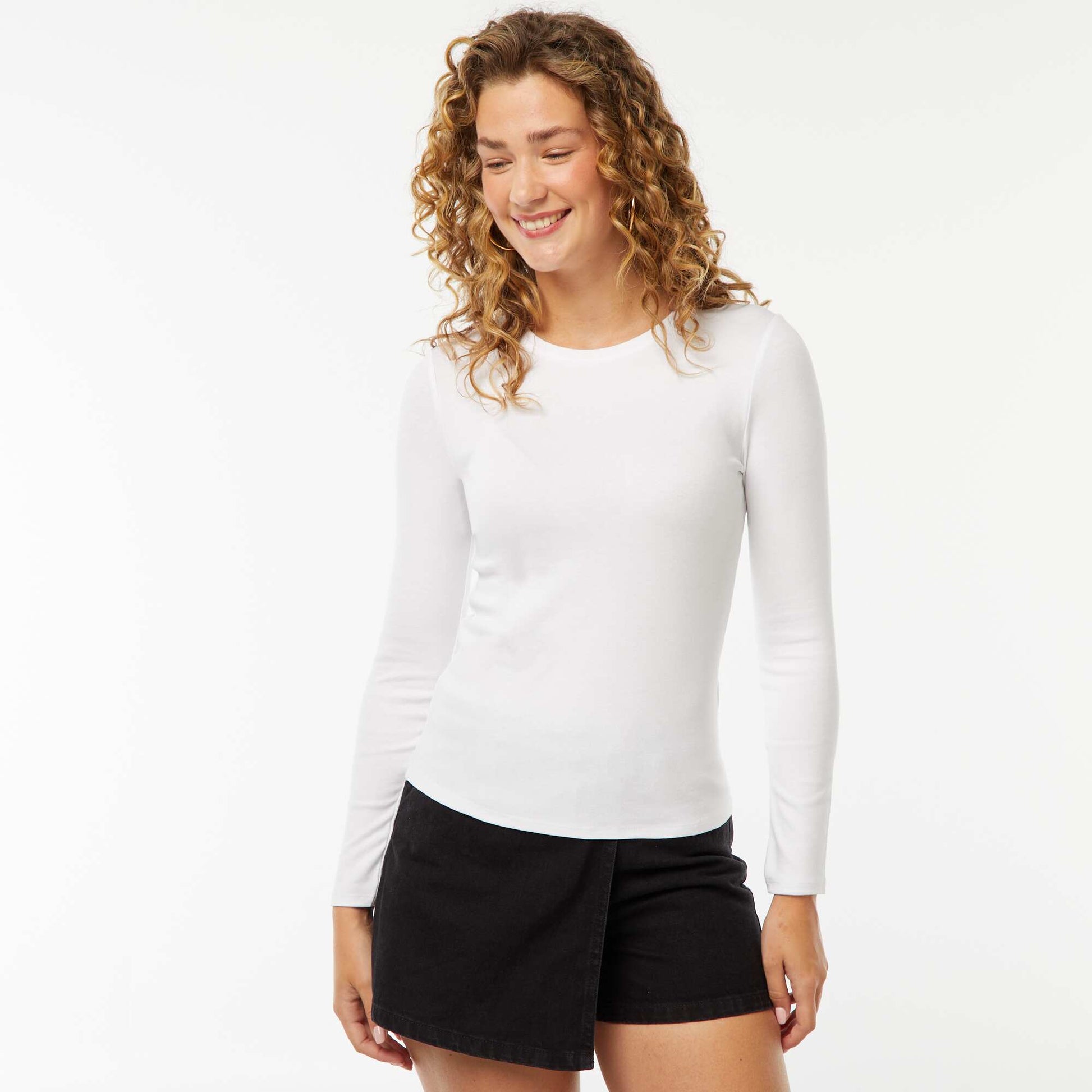 Long-sleeved T-shirt WHITE