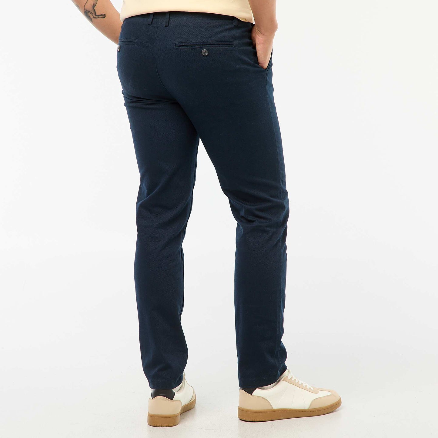 Twill Chino Trousers BLUE