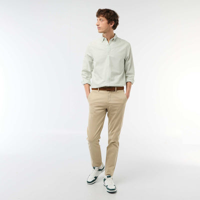 Twill Chino Trousers BEIGE