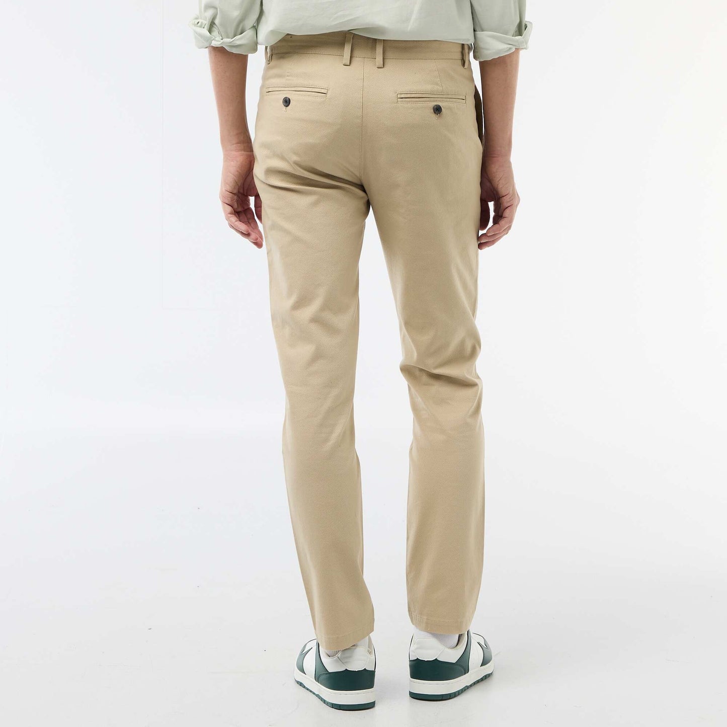 Twill Chino Trousers BEIGE