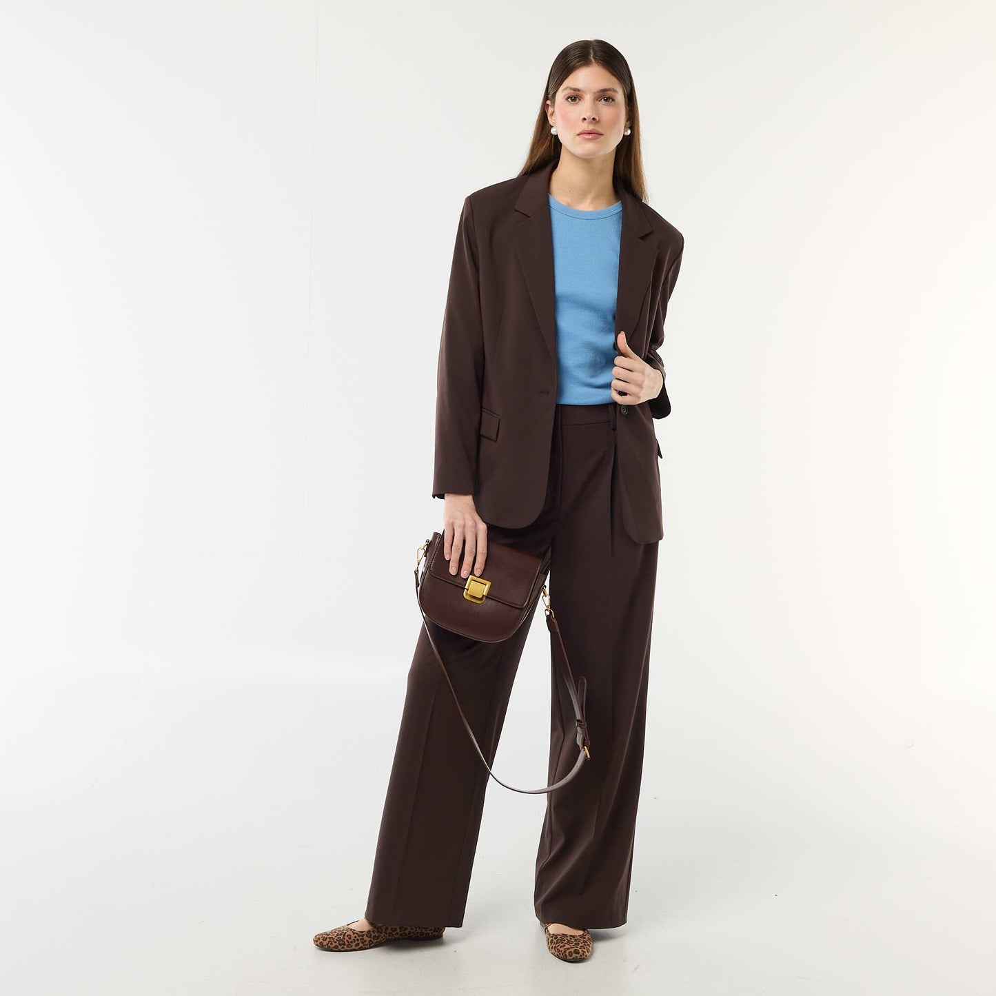 Tailored jacket BROWN