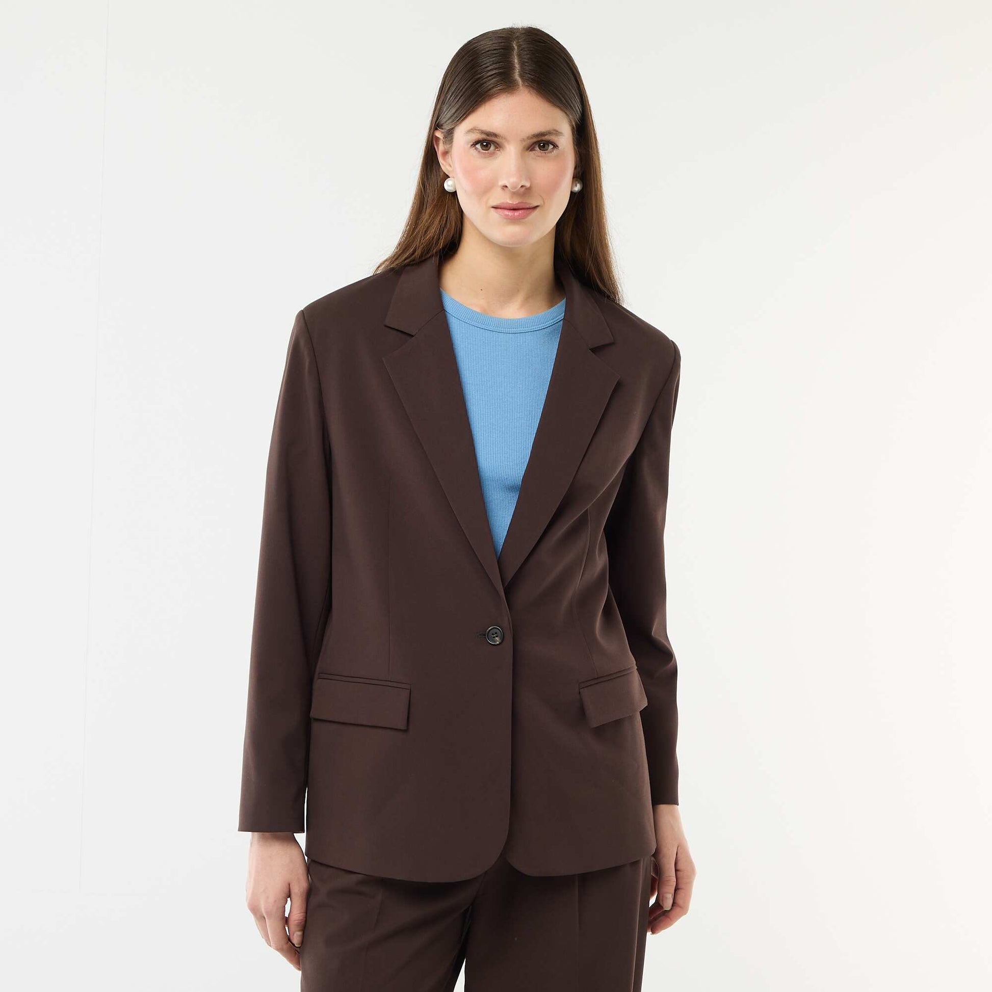 Tailored jacket BROWN