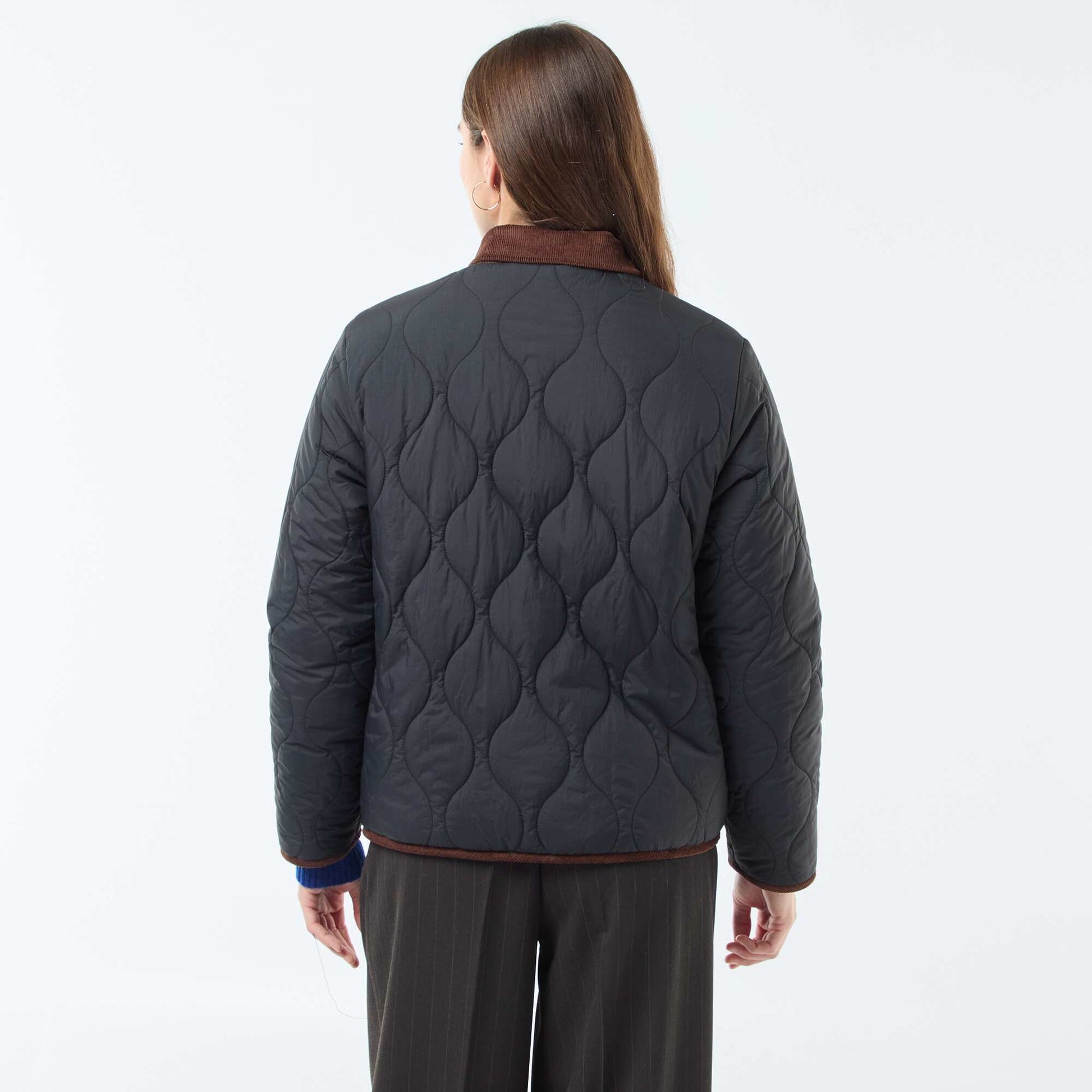 Warm Reversible Jacket BLACK