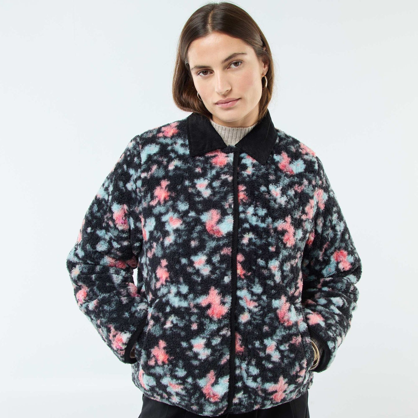Warm Reversible Jacket KHAKI