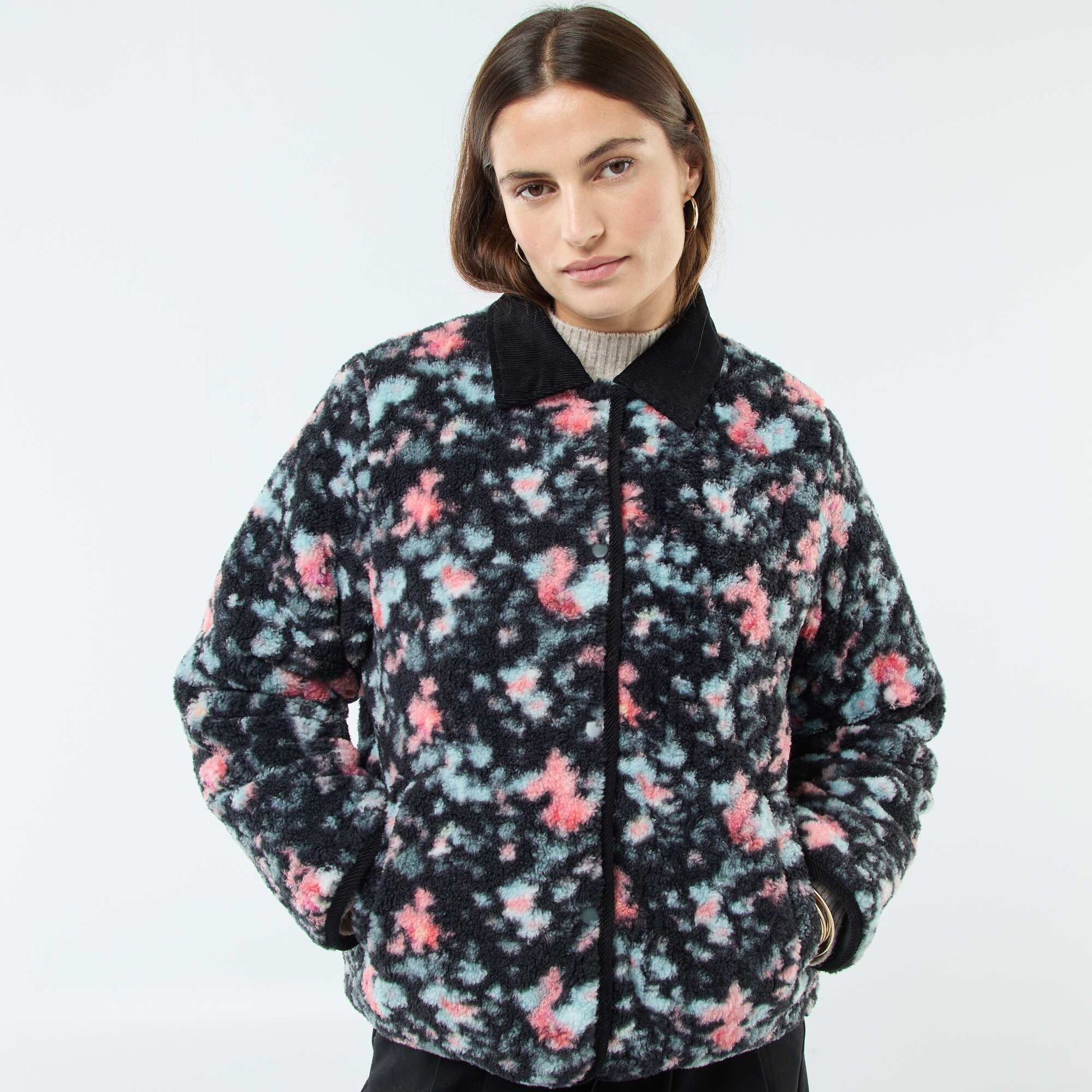 Warm Reversible Jacket KHAKI
