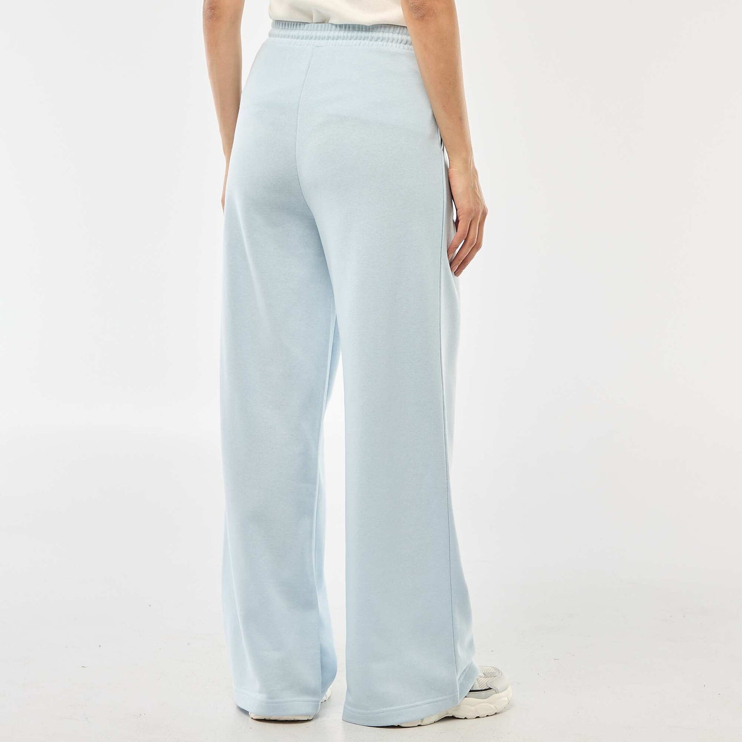 Solid Color Cotton Joggers BLUE