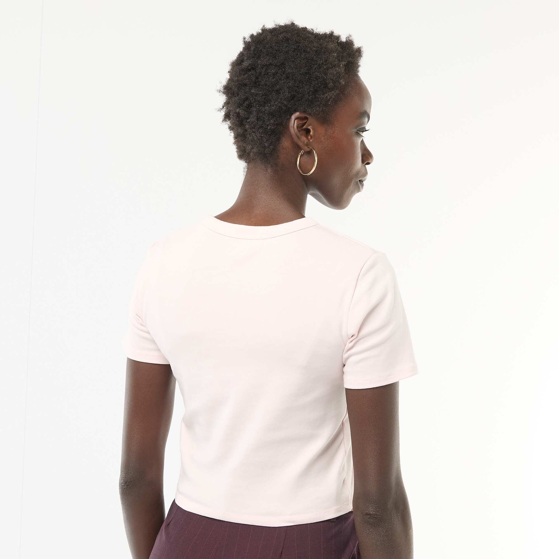 Essential Crop Top Tee PINK