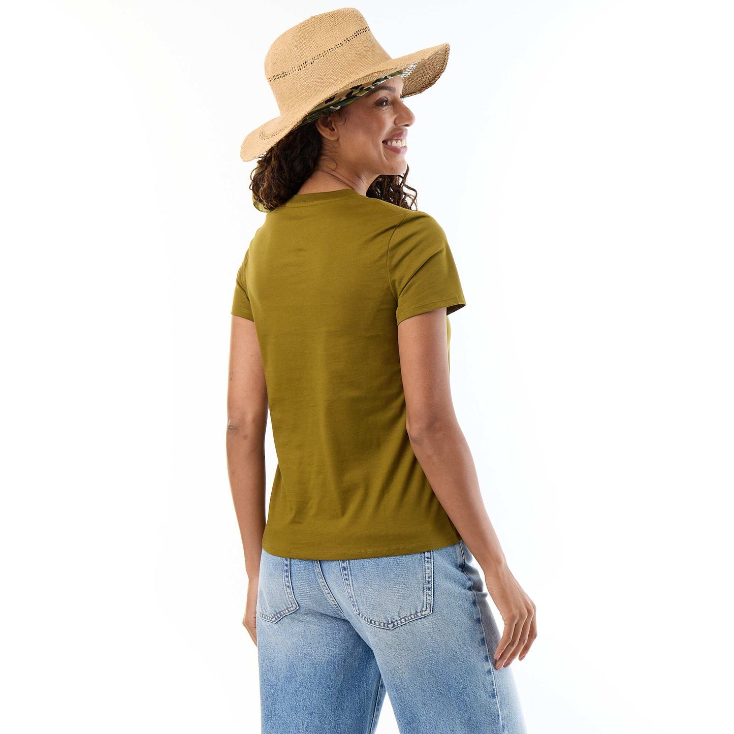 Short-sleeved jersey t-shirt GREEN