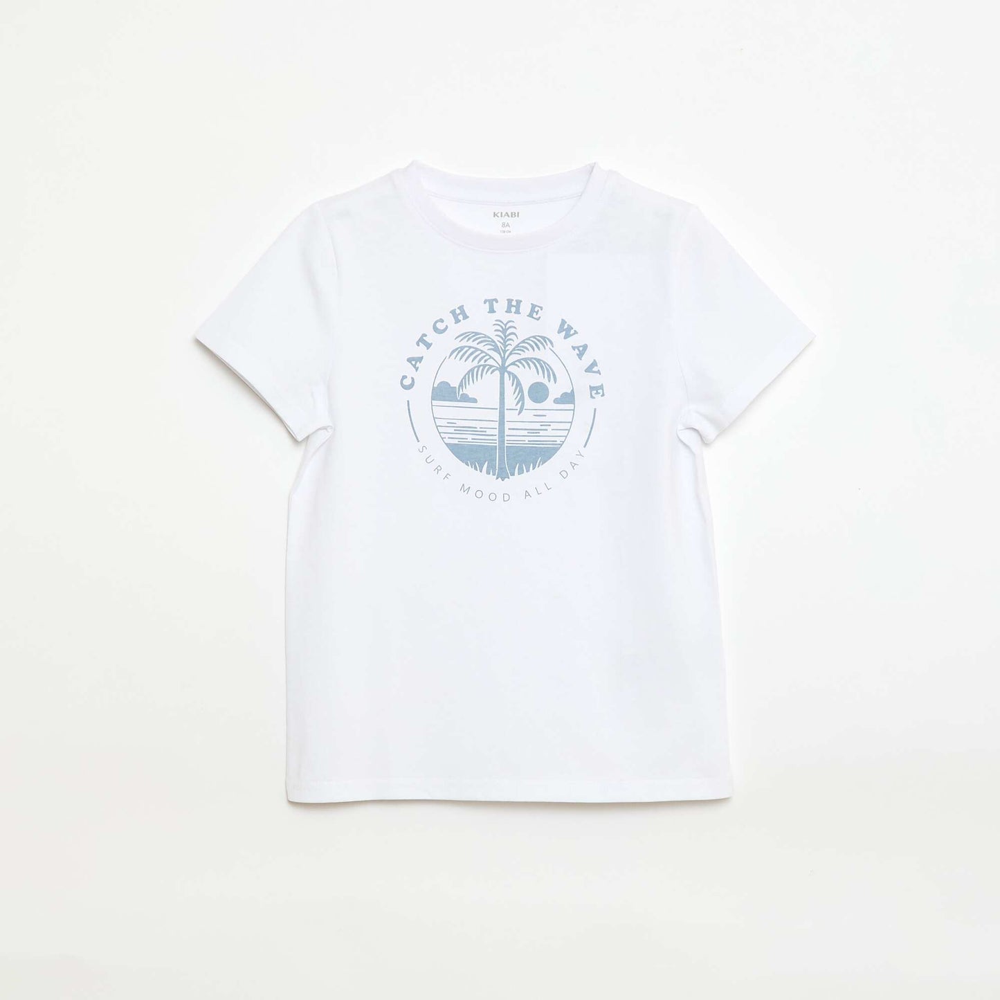 Slogan print t-shirt WHITE