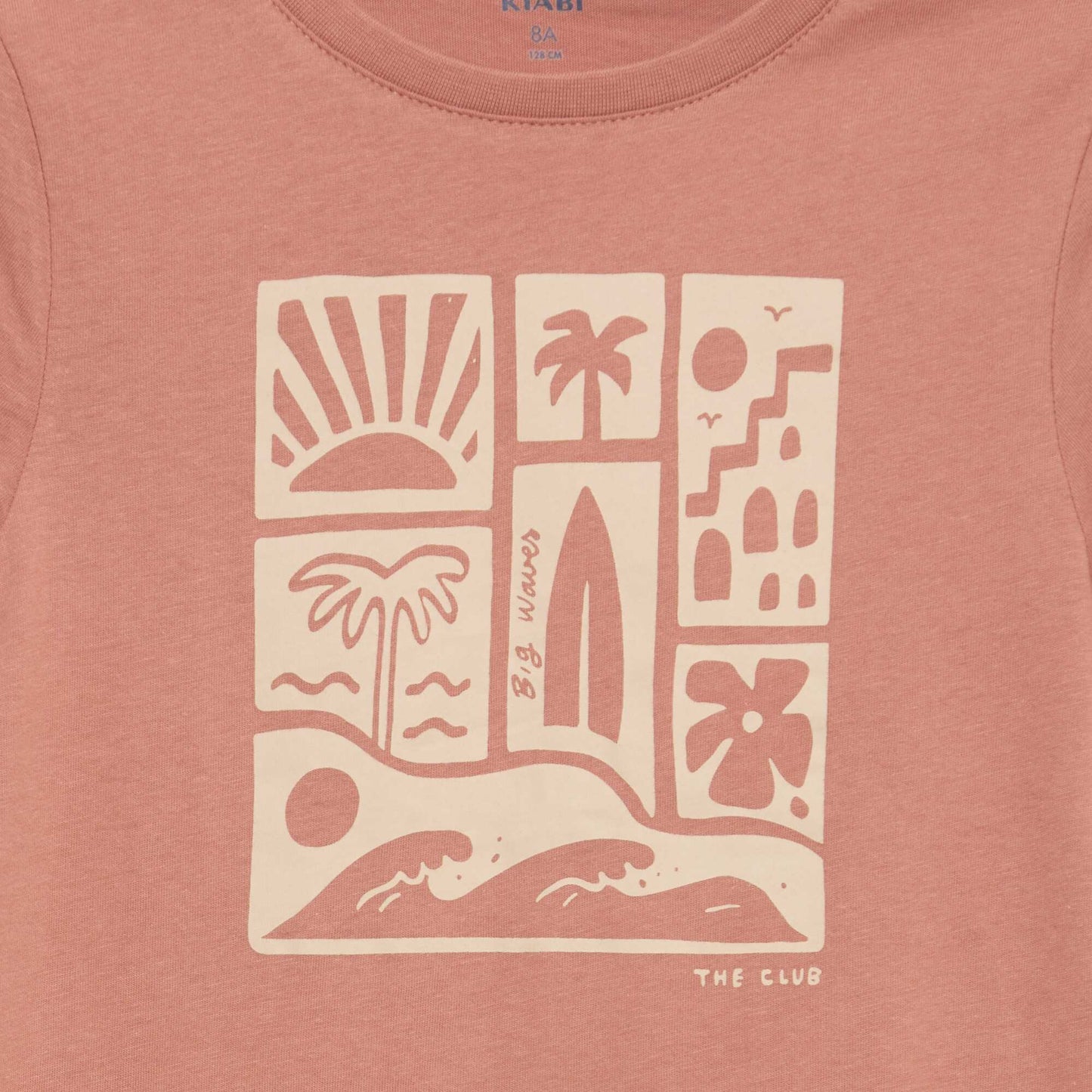 Slogan print t-shirt RED