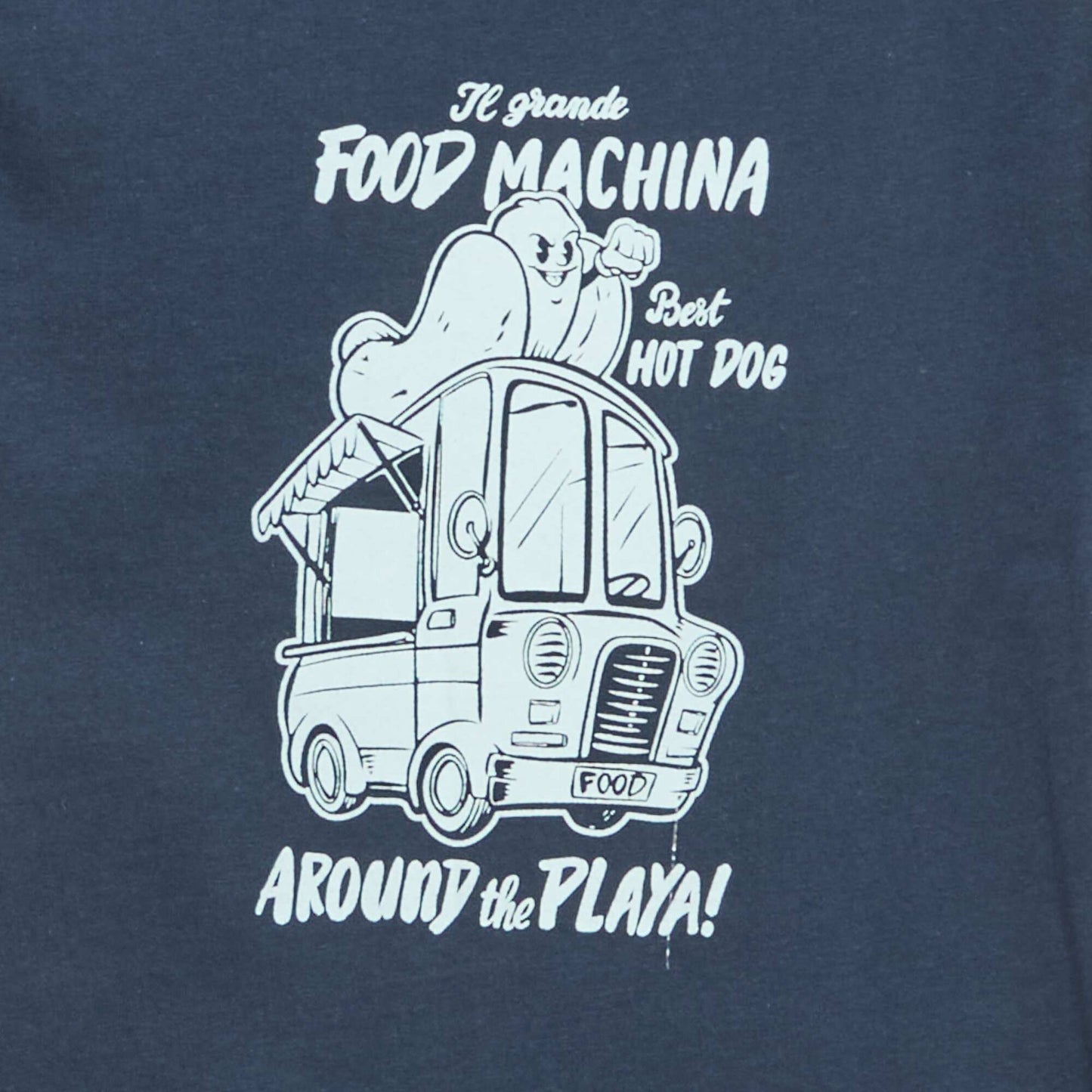 Slogan print t-shirt WHITE
