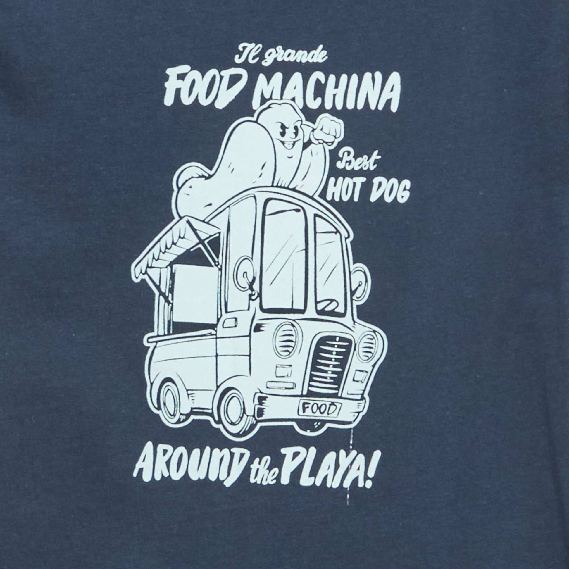 Slogan print t-shirt WHITE