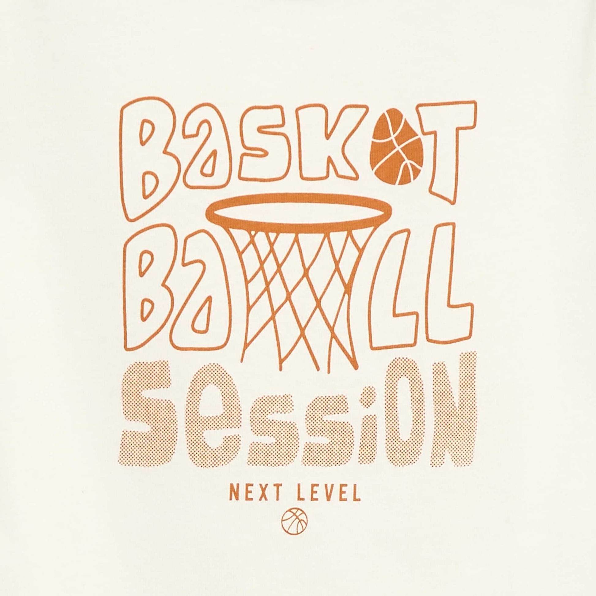 Slogan print t-shirt WHITE