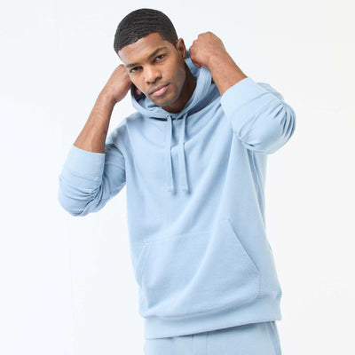 French Terry Hoodie BLUE
