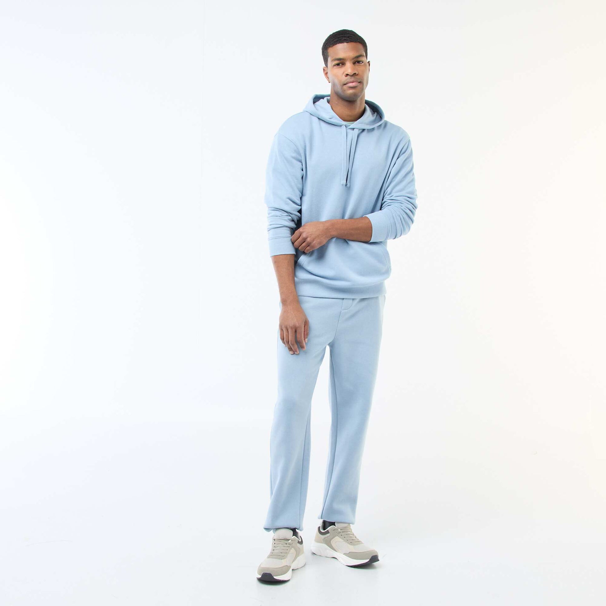 French Terry Hoodie BLUE