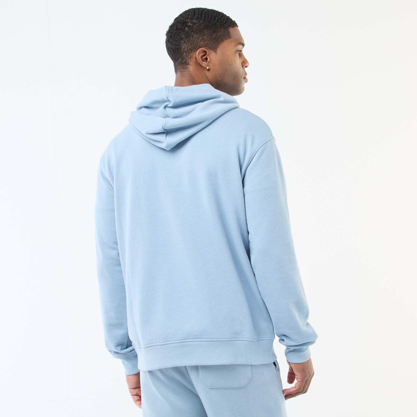 French Terry Hoodie BLUE