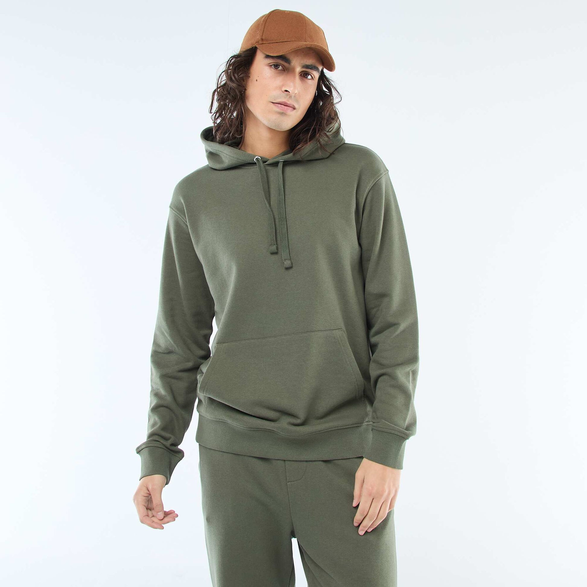 French Terry Hoodie GREEN