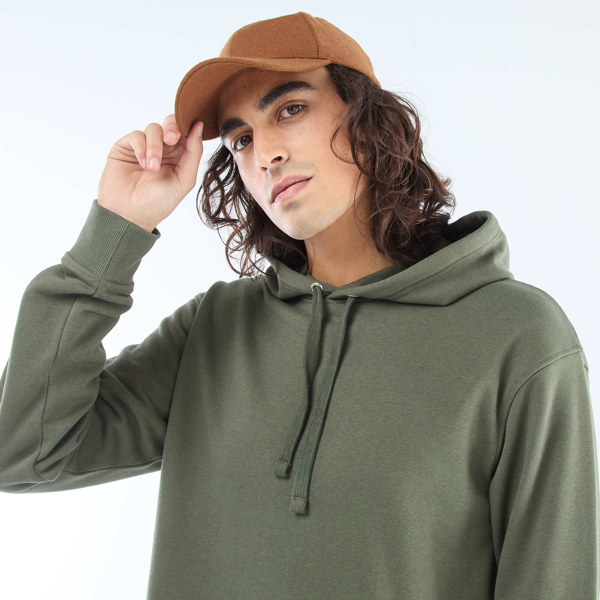 French Terry Hoodie GREEN