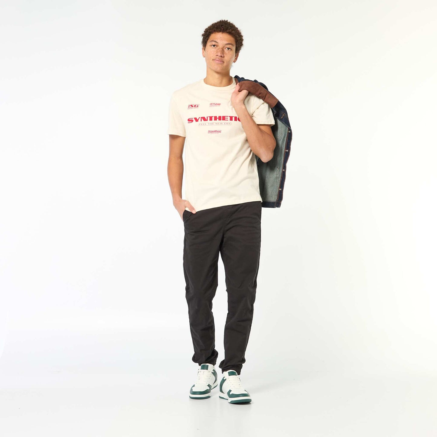 Printed Cotton T-Shirt WHITE