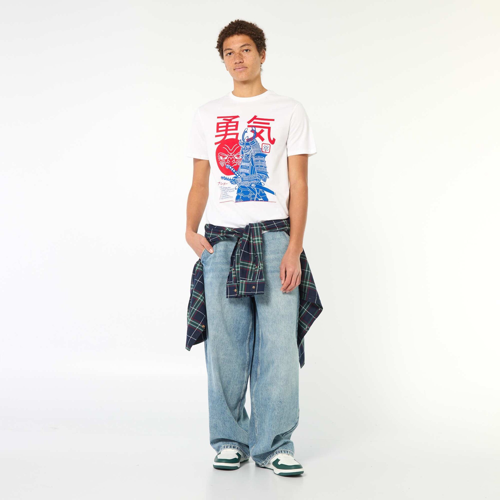 Printed Cotton T-Shirt WHITE