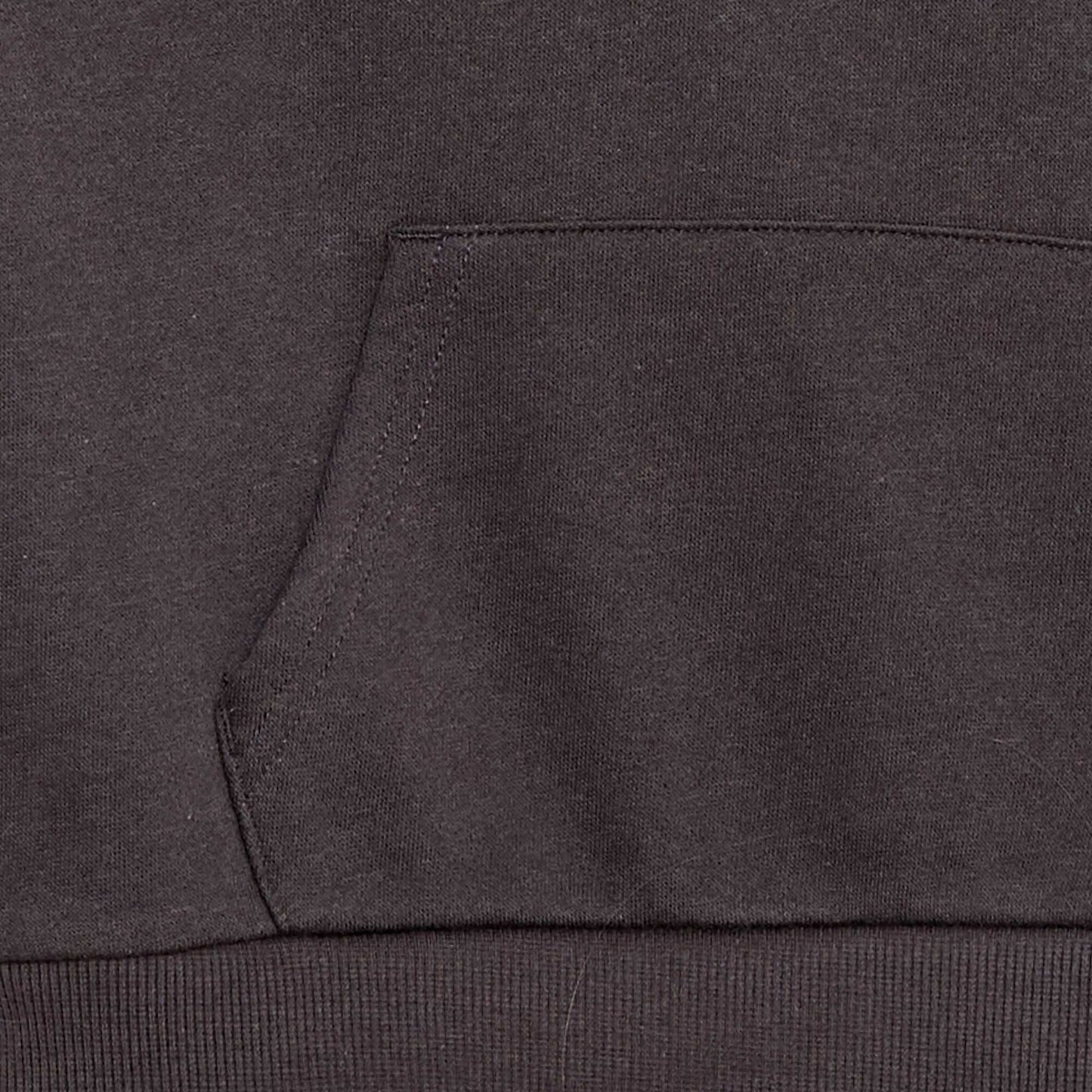 Loose Fit Hooded Sweatshirt BLACK
