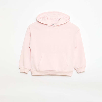 Loose Fit Hooded Sweatshirt PINK